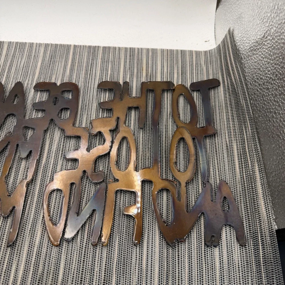 Metal Beach Wall Art Sign 12